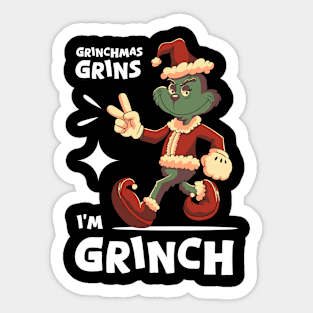 Grinchmas Grins Sticker